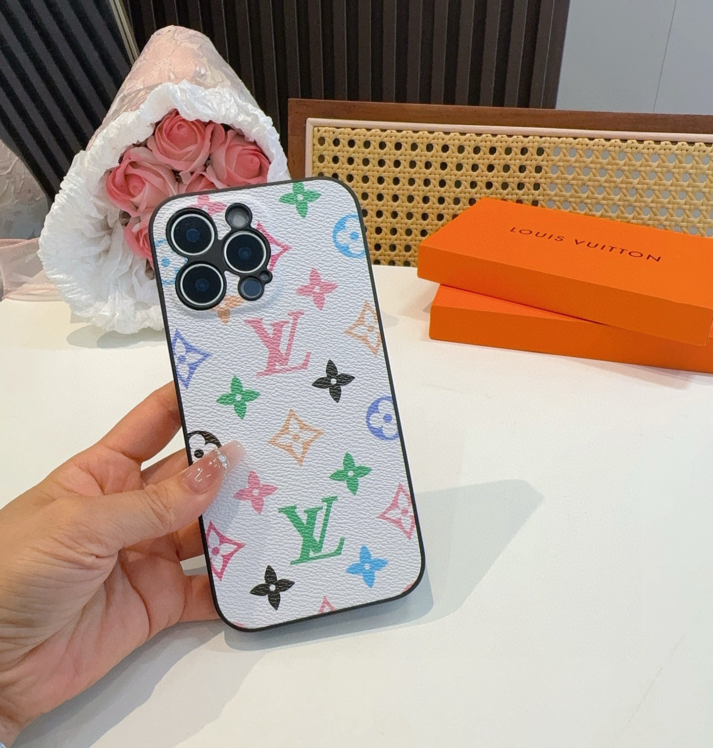 Lvv fashion print mobile phone case 0725100904