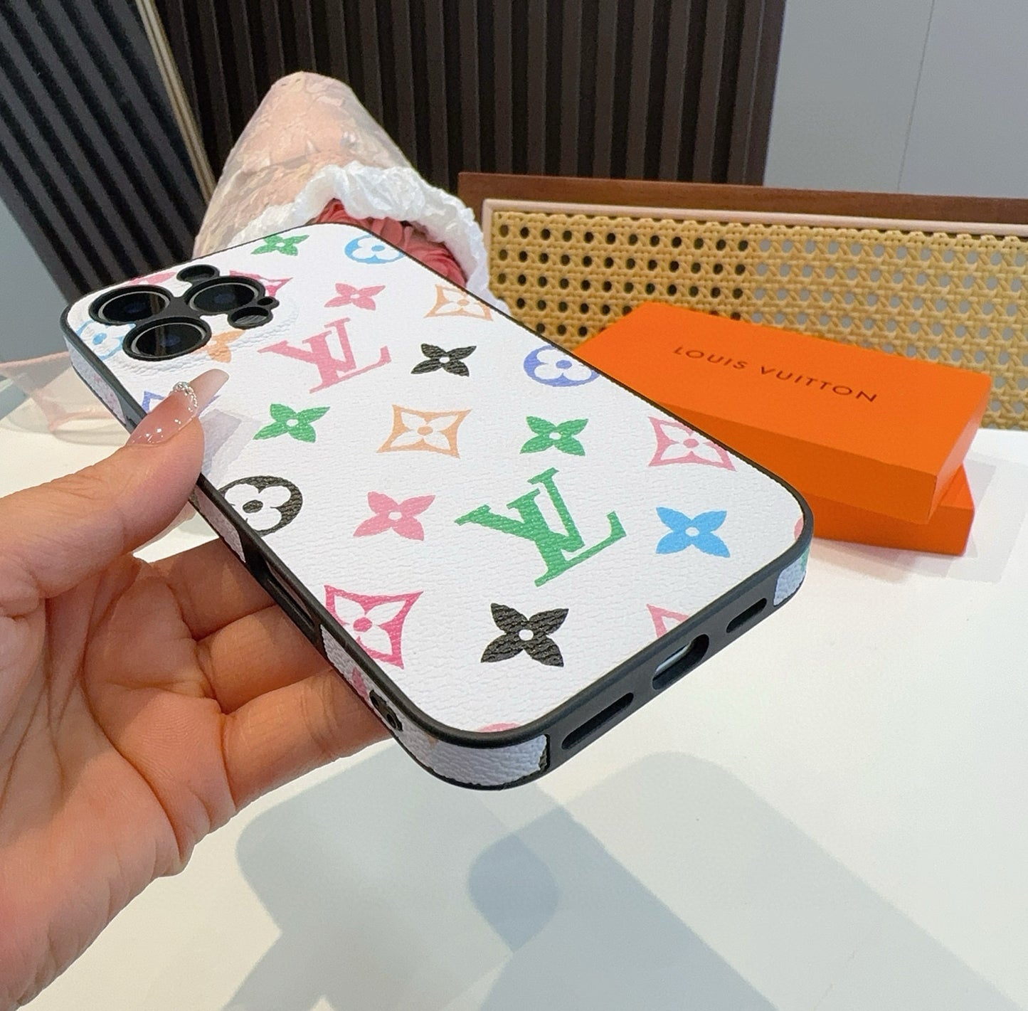 Lvv fashion print mobile phone case 0725100904